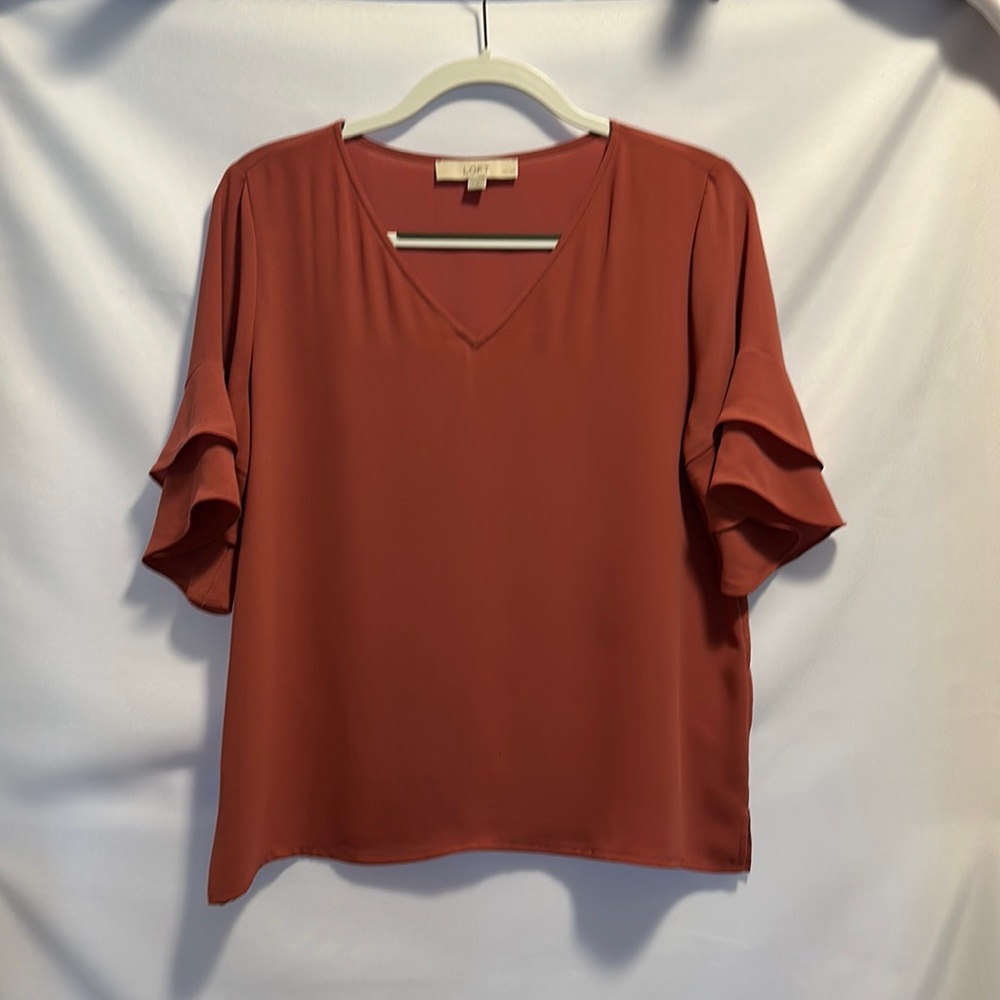 Loft sheer blouse